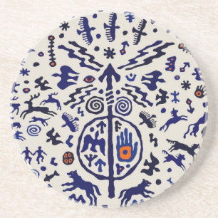 Wikingerschamane-Ritual-Talisman Getränkeuntersetzer