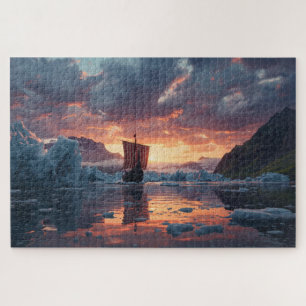 Wikingerschiff Eisfjord Puzzle