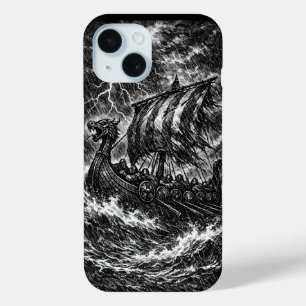 Wikingerschiff im Sturm — Ink Saga Art Case-Mate iPhone Hülle