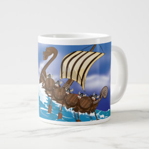 Wikingerschiff Jumbo-Tasse
