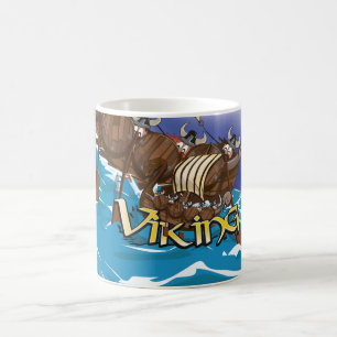 Wikingerschiff Kaffeetasse