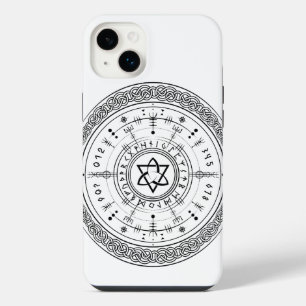 Wikingischer heidnischer Asatru-Runen-Kompass, Veg iPhone 14 Plus Hülle