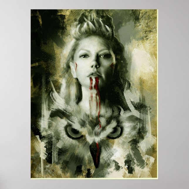 Wikings queen lagertha poster (Vorne)