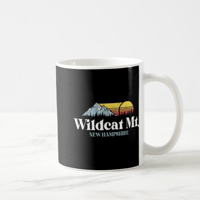 Wilat Mountain, New Hampshire, Ski Slopes Snowboar Kaffeetasse (Rechts)