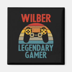 Wilber Geschenk Name Personalisiert Lustig Gaming Magnet