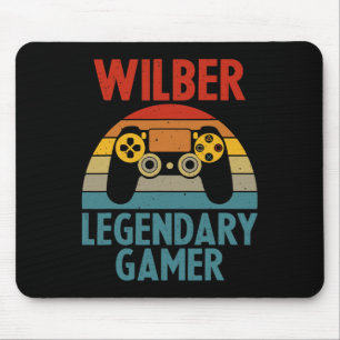 Wilber Geschenk Name Personalisiert Lustig Gaming Mousepad