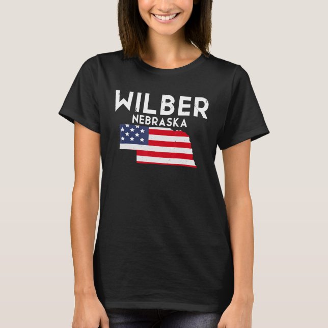 Wilber Nebraska USA Staat America Travel Nebraskan T-Shirt (Vorderseite)