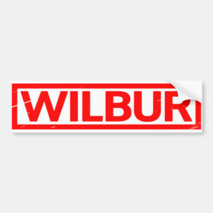 Wilbur Briefmarke Autoaufkleber