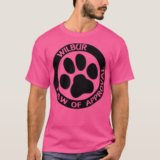 Wilbur Pfote der Zustimmung schwarz T-Shirt