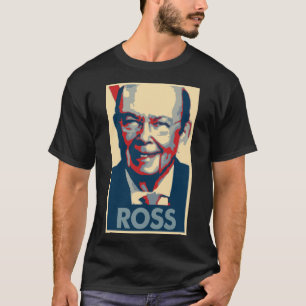 Wilbur Ross Plakat-politische Parodie T-Shirt