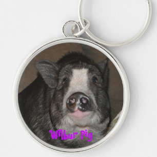 Wilbur Schwein-Schlüsselanhänger Schlüsselanhänger
