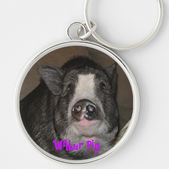 Wilbur Schwein-Schlüsselanhänger Schlüsselanhänger (Vorne)