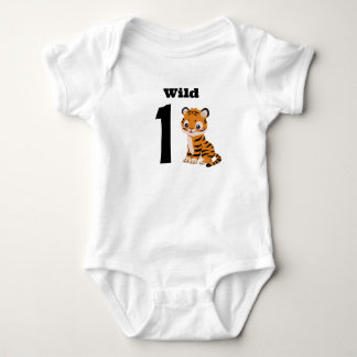 Wild 1, Baby Tiger Custom Baby Strampler