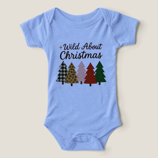 Wild about Christmas baby one piece infant (Design Recto)