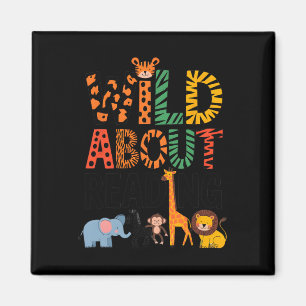 Wild About Reading Lehrer liest Bücher zurück zur Magnet