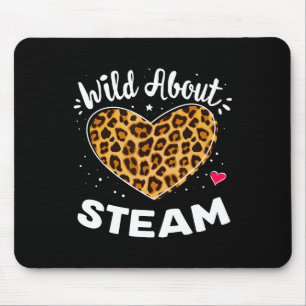 Wild About Steam Leopard Squad Stem Byck Zur Schul Mousepad