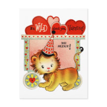 Wild About You | Valentine | Carte postale