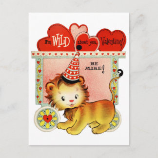 Wild About You | Valentine | Postcard Feiertagspostkarte
