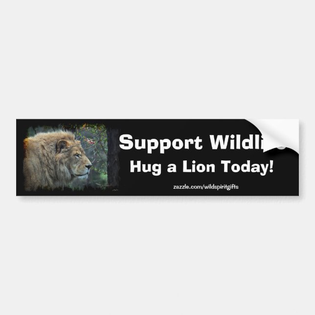 Wild Africa Tierfreunde Big Five Autoaufkleber (Vorne)
