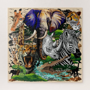 Wild afrikanische Savanna Tiere