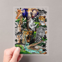 Wild afrikanische Savanna Tiere