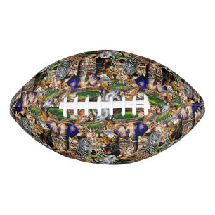 Wild afrikanische Savanna Tiere Football