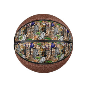 Wild afrikanische Savanna Tiere Mini Basketball