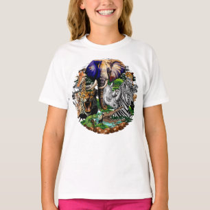 Wild afrikanische Savanna Tiere T-Shirt