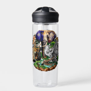 Wild afrikanische Savanna Tiere Trinkflasche