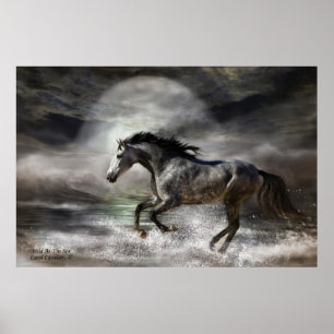 Wild als das Seekunst-Plakat/der Druck Poster
