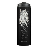 Wild am Herz Individuelle Name Black