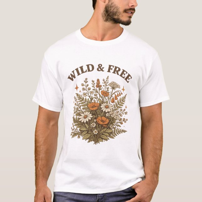 Wild And Free T-Shirt (Vorderseite)