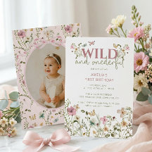Wild and Onederful Wildflower 1st Birthday