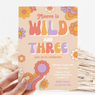 Wild and Three Invitation SUPER 70 3e