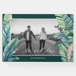 Wild and Tropical Blätter Exotic Foliage Mr. and M Gästebuch