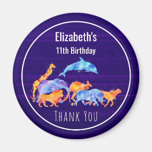 Wild Animals Event Vielen Dank Magnet