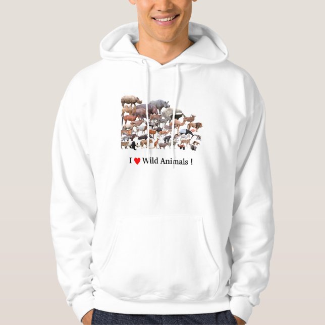 Wild Animals Hoodie (Vorderseite)