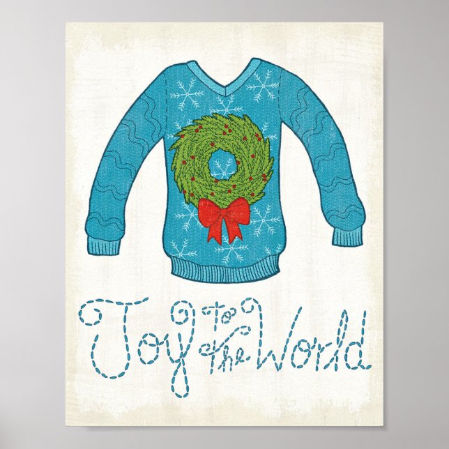 Wild Apple | Freude an der Welt - Weihnachtssüßer Poster (Vorne)