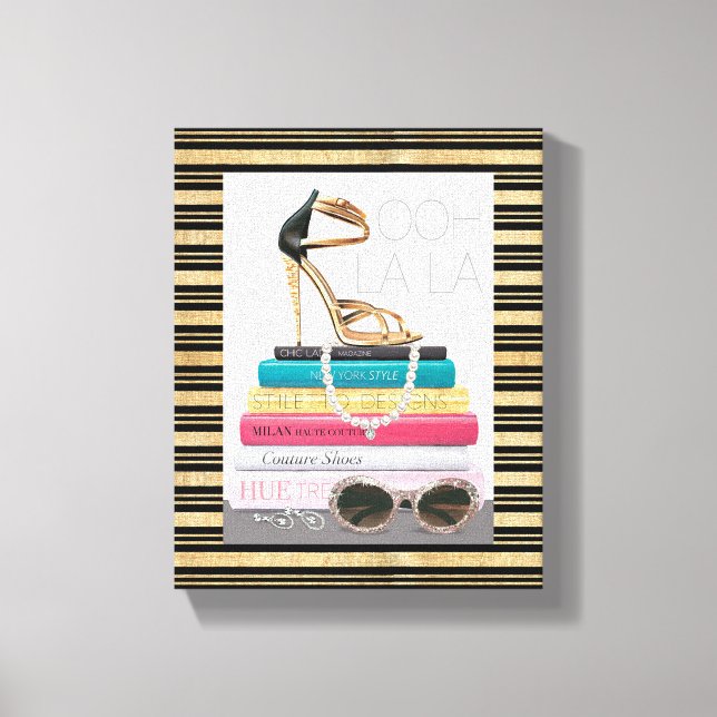 Wild Apple | Ooh La - Glamour Stiletto Leinwanddruck (Vorderseite)