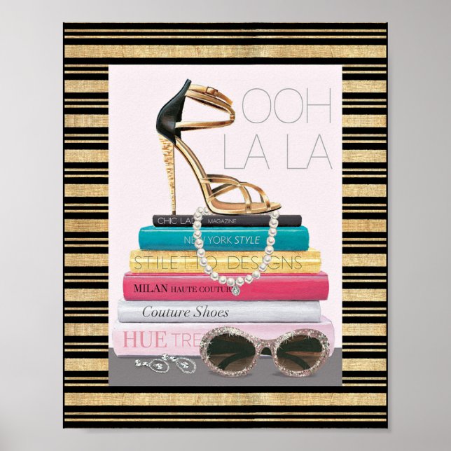Wild Apple | Ooh La - Glamour Stiletto Poster (Vorne)