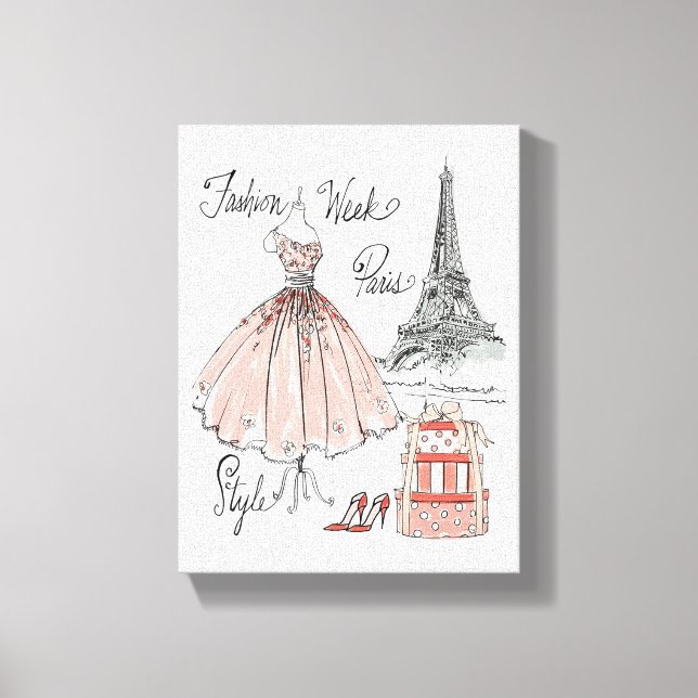 Wild Apple | Paris Fashion Week Style Leinwanddruck (Vorderseite)