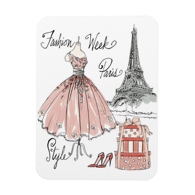 Wild Apple | Paris Fashion Week Style Magnet (Vertikal)