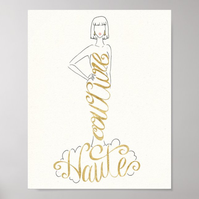 Wild Apple | Stilvolle Redewendungen - Couture Hau Poster (Vorne)