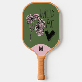 Wild At Heart Whimsical Pink Pickleball Paddle