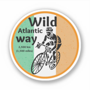 Wild Atlantic Way - Irischer Tourismus Versuch Irl Aufkleber