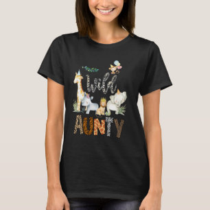 Wild Aunty Zoo Geboren Wild 2. Geburtstag Safari J T-Shirt