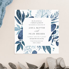 Wild Azure Wedding Einladung | Platz
