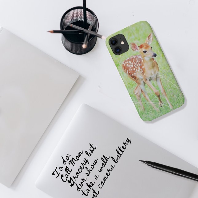 Wild Baby Fawn Deer Art Phone Case (Von Creator hochgeladen)