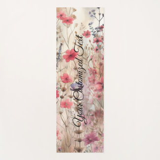 Wild Beauty Woven: Von Wildblumen gestaltet Yogamatte