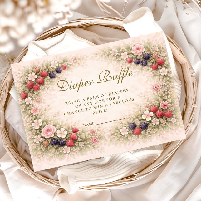 Wild Berry Garden Diapper Raffle Begleitkarte (Von Creator hochgeladen)